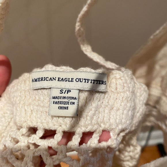 American Eagle Crop Crochet Top - Picture 2 of 2